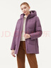 坦博爾羽絨服女中長(cháng)款連帽休閑媽媽款加厚外套510506D 紫羅蘭 175  曬單實(shí)拍圖