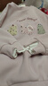 左西女童衛衣2026春季新品兒童假兩件小貓毛巾繡圓領(lǐng)上衣 粉色 140 曬單實(shí)拍圖