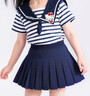 Hello Kitty女童夏季套裝兒童水手服2025新款韓系女孩制式夏裝女大童洋氣衣服 曬單實(shí)拍圖