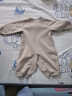 貝瑞加（Babyprints）嬰兒連體衣秋冬加厚保暖爬服男女寶寶柔軟哈衣家居內衣 咖90 曬單實(shí)拍圖