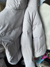 雪中飛2025新款女士短款羽絨服潮流休閑風(fēng)小個(gè)子加長(cháng)外套舒適溫暖 淺紫灰|6162 L 165 曬單實(shí)拍圖