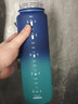 京東京造運動(dòng)水杯  tritan水杯運動(dòng)水壺大容量外出方便攜帶 青藍漸變1L 曬單實(shí)拍圖