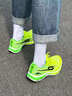 TANSHEZHE彈射者黑馬3青少年體考體測競速減震運動(dòng)鞋全掌碳板氣墊跑鞋男女 熒光綠 42 曬單實(shí)拍圖