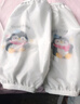 蝶思蔓防水袖套女可愛(ài)長(cháng)款護袖辦公室羽絨服耐臟上班學(xué)生手袖秋冬季套袖 灰色企鵝1雙（防水袖套22553） 曬單實(shí)拍圖