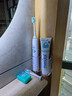 電動(dòng)牙刷架免打孔壁掛式浴室墻上衛生間牙刷收納底座牙具置物架子 透明電動(dòng)牙刷架2個(gè)裝 曬單實(shí)拍圖