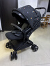 愛(ài)貝麗嬰兒推車(chē)輕便雙向一鍵收車(chē)可坐躺高景觀(guān)四輪萬(wàn)向避震新生兒嬰兒車(chē) MAX6 12克拉（推把換向） 曬單實(shí)拍圖