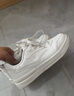 鴻星爾克板鞋春季新款男鞋經(jīng)典小白鞋休閑鞋厚底增高滑板鞋百搭運動(dòng)鞋子男 微晶白/數字青 42 曬單實(shí)拍圖