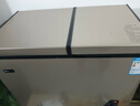 愛(ài)妻（AICHEN）雙溫冰柜家用小型雙箱冷柜 冷藏冷凍兩用柜雙門(mén)商用大容量臥式冷柜節能省電 雙溫218升【一級能效 全國聯(lián)?！?218L 曬單實(shí)拍圖