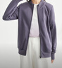 佐丹奴外套女新款純色休閑運動(dòng)風(fēng)開(kāi)衫立領(lǐng)長(cháng)袖拉鏈衛衣女13373801 80灰黛紫 L 曬單實(shí)拍圖