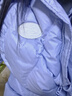 樂(lè )町LOTSYOU聯(lián)名翻領(lǐng)羽絨服 粉藍色 S 曬單實(shí)拍圖