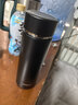 名創(chuàng  )優(yōu)品（MINISO）保溫杯大容量男款316L不銹鋼女士高顏值便攜高檔泡茶水杯子霧巖黑 曬單實(shí)拍圖
