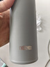 膳魔師（THERMOS）保溫杯480ml大容量316鋼男女士商務(wù)車(chē)載保冷水杯子TCOQ-480S-GY 曬單實(shí)拍圖