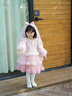 班喜迪女童連衣裙春裝2026新款洋氣寶寶網(wǎng)紗公主裙周歲禮服春秋兒童裙子 粉色 90 曬單實(shí)拍圖
