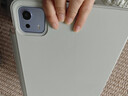 櫻淼適用小米平板87spro12.5保護套旋轉6spro11保護殼亞克力透明3＋y防彎摔無(wú)筆槽搭扣720旋轉磁吸分拆 3+y支撐【亞克力防彎丨減輕減重】冷山灰+鋼化膜 小米平板7S Pro(12.5英 曬單實(shí)拍圖