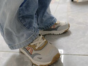 江博士學(xué)步鞋運動(dòng)鞋秋季男女寶寶鞋透氣休閑兒童鞋B14243W018灰/卡其31 曬單實(shí)拍圖