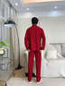 魅卿紅色睡衣結婚新婚情侶套裝大碼本命年貓喵可愛(ài)春秋季純棉一男一女 2219女 【禮盒包裝】 XL 【女推薦120-140斤】 曬單實(shí)拍圖