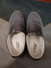 回力官方一腳蹬男鞋秋冬透氣爸爸鞋老人鞋休閑老北京布鞋子男 灰色41 曬單實(shí)拍圖