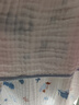 十月結晶嬰兒浴巾純棉紗布初生新生兒超柔吸水寶寶兒童大毛巾方巾 6層柔軟包邊 海洋精靈（110*110cm） 曬單實(shí)拍圖