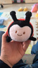 萌迪貓可愛(ài)七星瓢蟲(chóng)抱枕毛絨玩具昆蟲(chóng)玩偶布娃娃兒童生日禮物男孩女孩 七星瓢蟲(chóng)寶寶 13cm有掛繩 曬單實(shí)拍圖