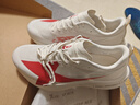 特步兩千公里5pro跑步鞋男緩震回彈輕盈跑鞋男2000km5pro耐磨訓練跑鞋 白沙灰/新櫻桃紅【馬上進(jìn)化-本命年配色】 43 (270mm) 曬單實(shí)拍圖