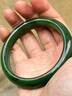 豆蔻時(shí)光和田玉手鐲碧玉天然鐲子微黑送媽媽老婆禮物內徑59-60mm 曬單實(shí)拍圖