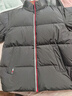 Tommy Hilfiger【撞色門(mén)襟】秋冬男商務(wù)休閑立領(lǐng)面包羽絨服外套05750 黑色BDS M （推薦：135-150斤） 曬單實(shí)拍圖