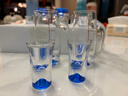 梵卡奇（FANKAQI）藍色冰山白酒杯分酒器套裝家用水晶玻璃帶刻度中式酒壺酒具 曬單實(shí)拍圖