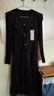 拉夏貝爾（La Chapelle）針織連衣裙女裝新款2025年秋冬裙小個(gè)子氣質(zhì)中長(cháng)款毛衣打底裙子 黑色 XL （建議120-130斤） 曬單實(shí)拍圖