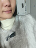 恒源祥環(huán)保皮草外套女2025年冬季仿狐貍毛時(shí)尚保暖輕奢小香風(fēng)毛毛上衣女 灰色 M 110-120斤左右 曬單實(shí)拍圖