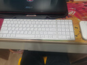 B.O.W航世 HW236L-2充電超薄靜音無(wú)線(xiàn)鍵盤(pán)鼠標套裝 臺式筆記本電腦辦公家用通用鍵盤(pán)鼠標 銀白色 曬單實(shí)拍圖