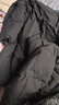 鴨鴨（YAYA）王一博同款羽絨服男士短款2025年冬季新款青少年休閑防寒保暖外套 黑色-YE5B006142D L 曬單實(shí)拍圖