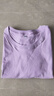 【大牌清倉】夏季純棉男女休閑短袖T恤情侶潮流百搭ins圓領(lǐng)半袖 紫色 L 110-125斤 曬單實(shí)拍圖