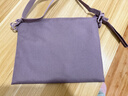 MUJI不易沾水 薄款小挎包 包包女包單肩斜挎包 EFC39A5A 薰衣草色 曬單實(shí)拍圖