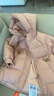 鴨鴨兒童羽絨服2025新款男女小童寶寶中長(cháng)款連帽加厚童裝冬季外套YD 曬單實(shí)拍圖