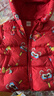 巴拉巴拉童裝兒童羽絨服男童女童2025新款春裝拜年服紅色國風(fēng)寶寶外套加厚 曬單實(shí)拍圖