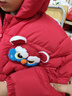 巴拉巴拉童裝兒童羽絨服男童女童2025新款春裝拜年服紅色國風(fēng)寶寶外套加厚 曬單實(shí)拍圖