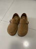 73Hours女鞋烤吐司2026年春季新款圓頭平底純色勃肯鞋休閑 曬單實(shí)拍圖