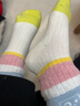 蕉內小熱皮502++兒童襪子7A抗菌男女童保暖拼色中筒襪秋冬季熱皮襪3雙 曬單實(shí)拍圖