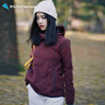 KLATTERMUSEN攀山鼠20619W金蘋(píng)果女款混紡帽衫-Falen Wooly Hoodie W's 254/Rose Red（玫瑰紅） S 曬單實(shí)拍圖