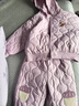 迷你巴拉（minibala）男女童長(cháng)袖棉服套裝兒童長(cháng)褲可愛(ài)外套2025冬 曬單實(shí)拍圖