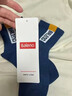 班尼路（Baleno）兒童襪子男童四季款新疆棉無(wú)骨抗菌防臭抗起球青少年運動(dòng)中筒襪 3雙裝【米色藏青深灰】 9-12歲 曬單實(shí)拍圖