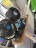 獨步者車(chē)載風(fēng)扇24v大貨車(chē)12V車(chē)用面包車(chē)內強力風(fēng)力制冷雙頭汽車(chē)小電風(fēng)扇 大號雙頭風(fēng)扇（usb插電） 雙控開(kāi)關(guān) 曬單實(shí)拍圖