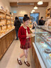 優(yōu)優(yōu)1點(diǎn)（Yoyo one）女童毛衣冬裝套裝兒童紅色年服冬季本命年12歲女孩大童拜年新年裙 19800紅色4539紅色 140 cm 曬單實(shí)拍圖