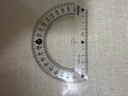 馬培德（Maped）測量工具 半圓180°/12cm量角器 透明塑料刻度尺 初高中小學(xué)生半圓多功能繪圖學(xué)習文具 146134CH 曬單實(shí)拍圖