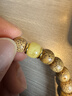 妍韻珠寶精品黃金籽星月菩提子手串南紅蜜蠟綠松石轉運珠文玩佛珠男女手鏈 曬單實(shí)拍圖