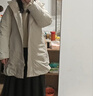 MUJI女式不易沾水羽絨大衣中長(cháng)款羽絨服女款女裝25年冬季外套BD10UA5A 象牙色 S (155/80A) 曬單實(shí)拍圖
