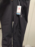 駱駝（CAMEL）加絨工裝男褲防風(fēng)防水傘兵軟殼休閑褲 C15CAYL6014 幻影黑 XL 曬單實(shí)拍圖