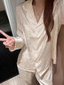 TFZF真絲睡衣女款春秋季長(cháng)袖送閨蜜生日禮物夏季短袖家居服禮盒套裝 粉kitty【短袖+短褲+長(cháng)褲】禮盒裝 XL 曬單實(shí)拍圖