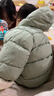 G.duck小黃鴨冬季加絨加厚寶寶羽絨棉服童裝衣嬰幼兒發(fā)光卡通連帽外套 升級版加絨亮燈 綠色 100 碼【建議身高80-90cm】 曬單實(shí)拍圖