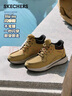 斯凱奇（Skechers）新年禮物靴閃穿男鞋2025新品冬高幫工裝靴休閑鞋保暖馬丁靴205654 曬單實(shí)拍圖